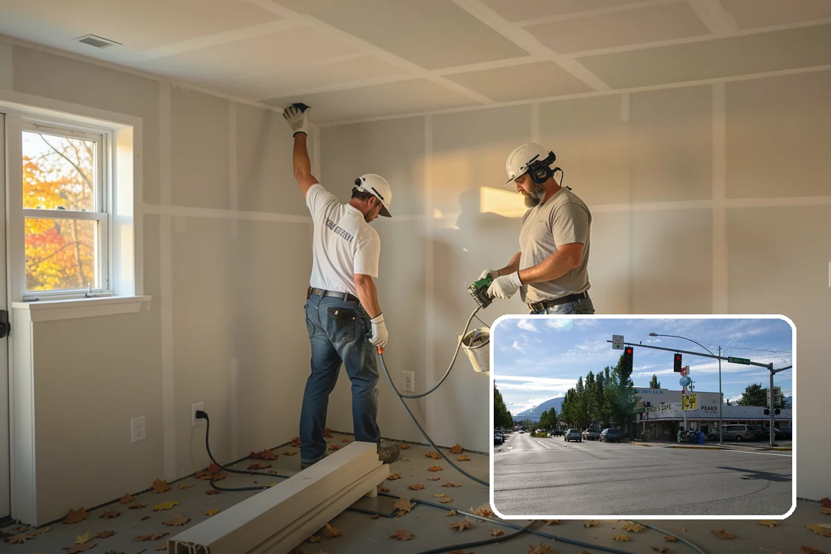 Banquette Construction in North Bend, King County, WA - Seats more people in less floor space