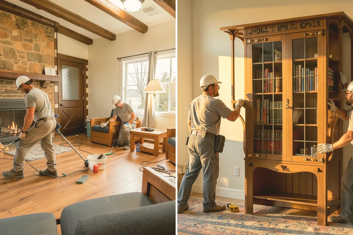 Banquette Construction in Sammamish, King County, WA - Measure the nook and plan seating height and table clearance