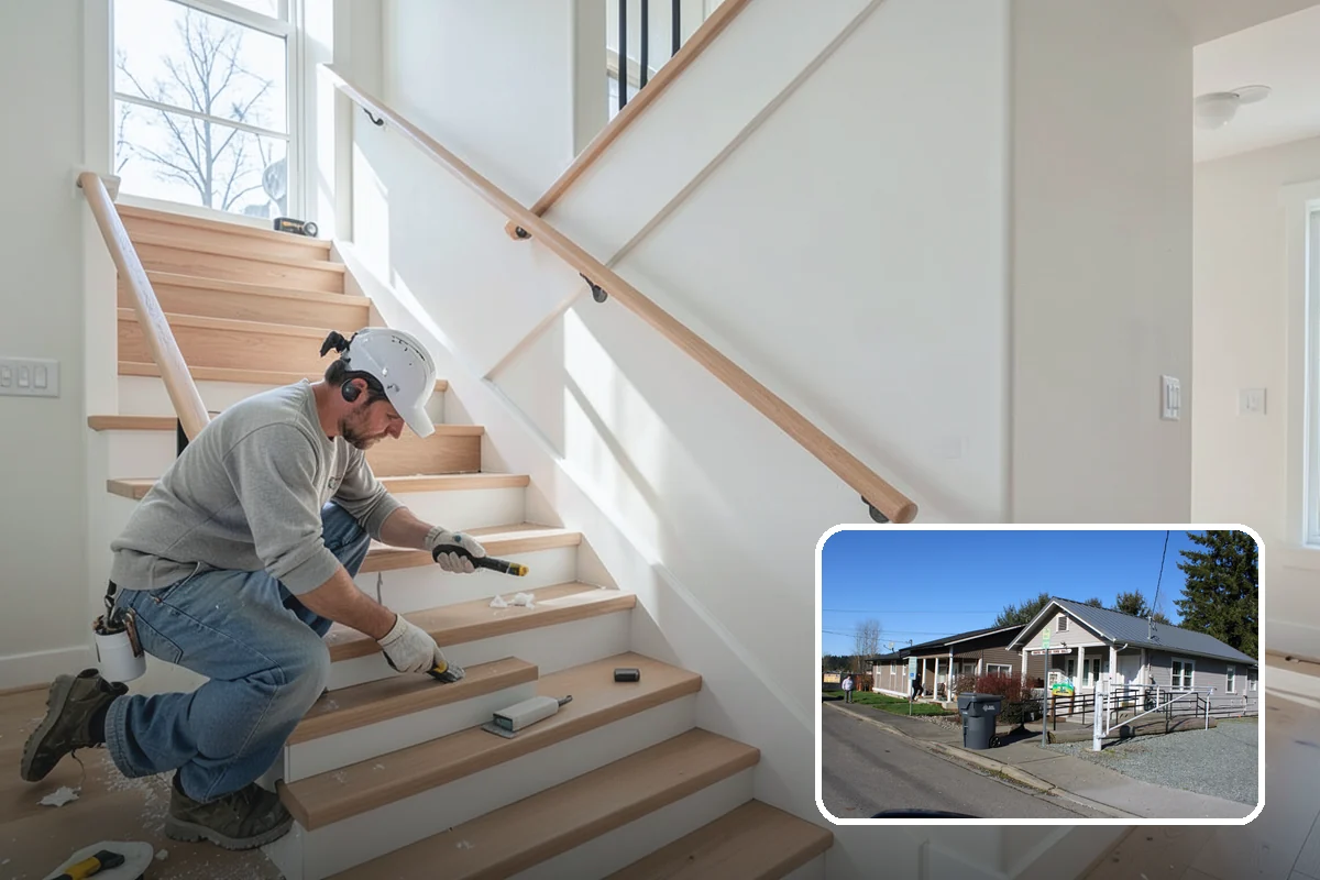 Banquette Construction in South Prairie, Pierce County, WA - Seats more people in less floor space