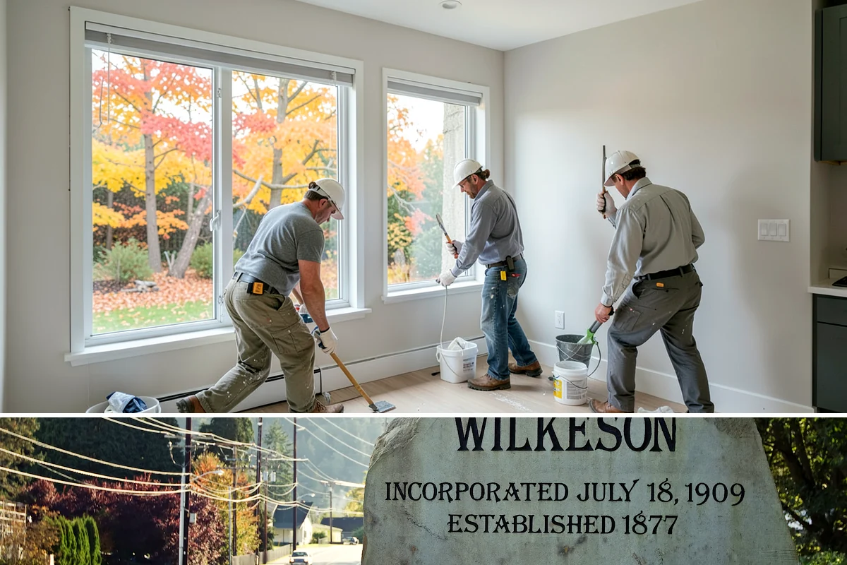 Banquette Construction in Wilkeson, Pierce County, WA - Banquette construction is an interior project suited to any season.