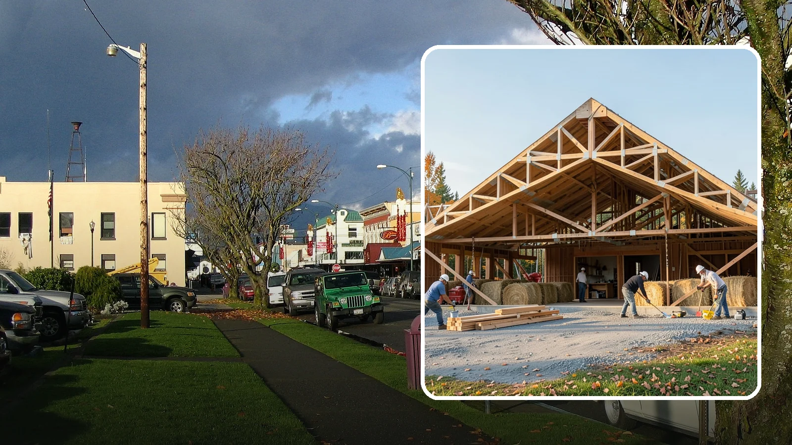 Barn Construction in Arlington, Snohomish County, WA - Traditional and modern barns built for livestock, hay, equipment, or storage.