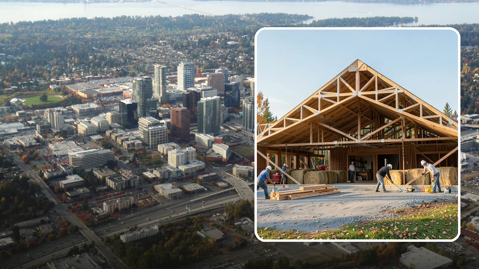 Barn Construction in Bellevue, King County, WA - Traditional and modern barns built for livestock, hay, equipment, or storage.