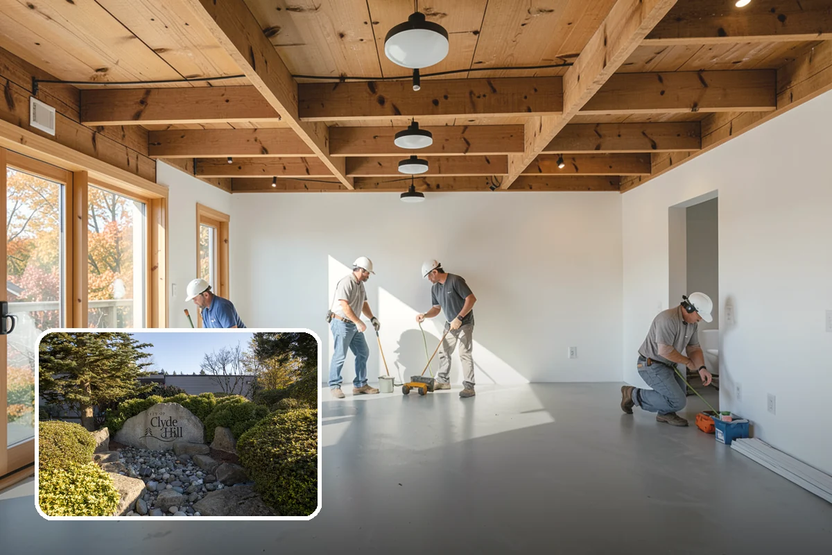 Barn Construction in Clyde Hill, King County, WA - Spacious clear spans for animals and equipment