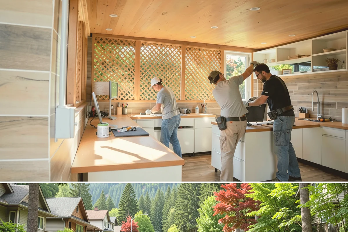 Barn Construction in Darrington, Snohomish County, WA - We raise the structure during the dry summer months to close it in before the fall rains begin.
