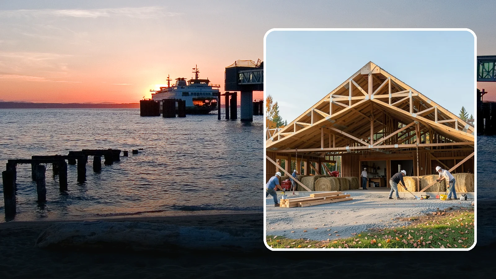 Barn Construction in Edmonds, Snohomish County, WA - Traditional and modern barns built for livestock, hay, equipment, or storage.