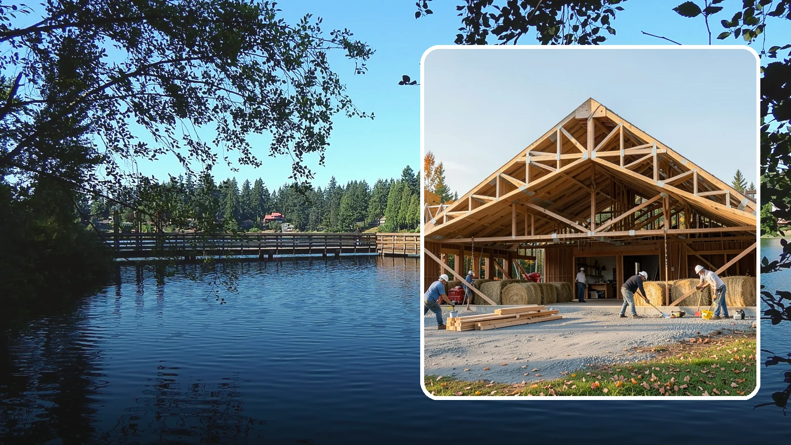 Barn Construction in Federal Way, King County, WA - Traditional and modern barns built for livestock, hay, equipment, or storage.
