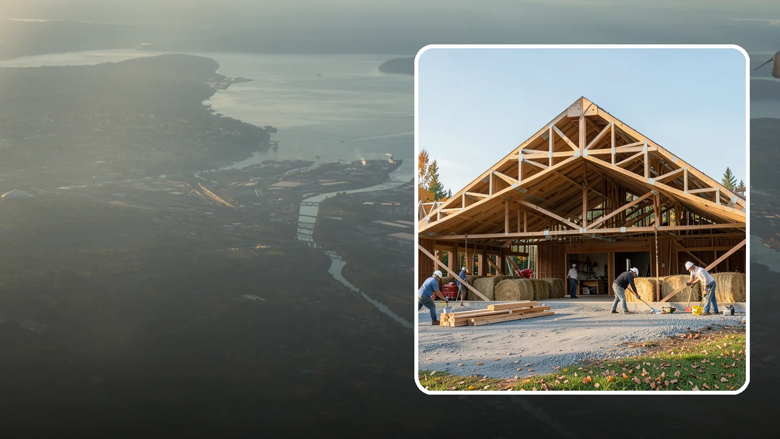 Barn Construction in Fife, Pierce County, WA - Traditional and modern barns built for livestock, hay, equipment, or storage.