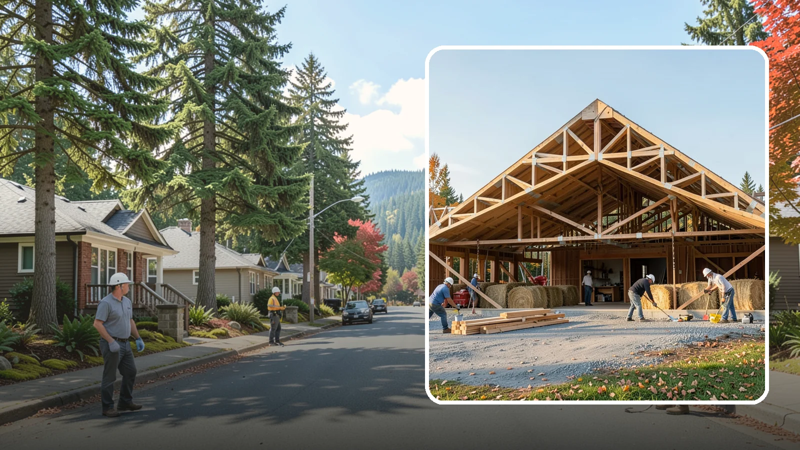 Barn Construction in Hunts Point, King County, WA - Traditional and modern barns built for livestock, hay, equipment, or storage.