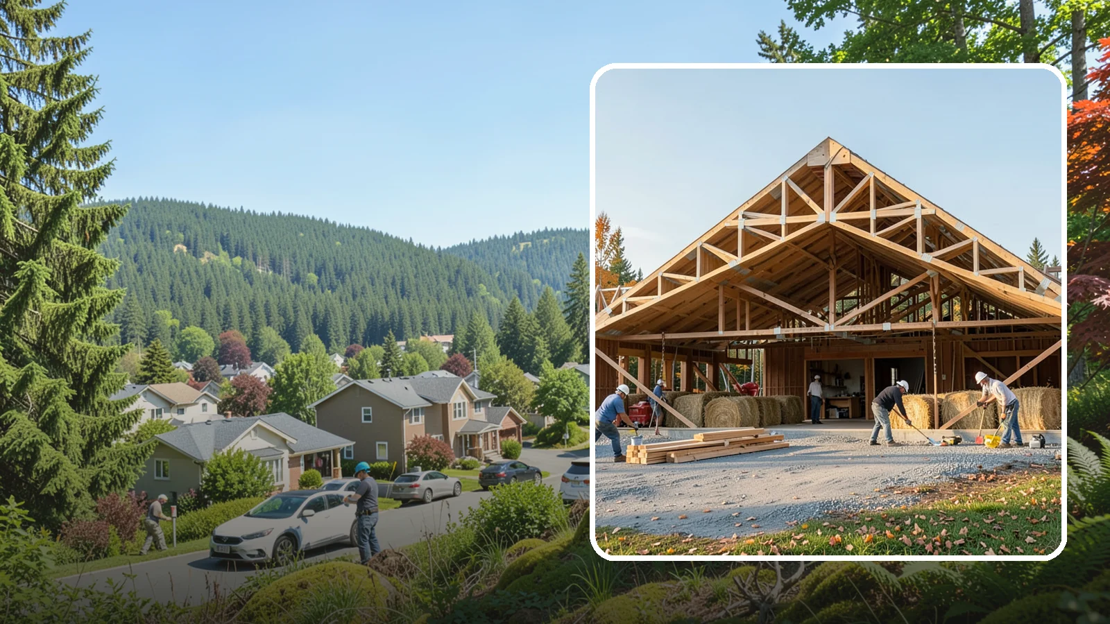 Barn Construction in Index, Snohomish County, WA - Traditional and modern barns built for livestock, hay, equipment, or storage.