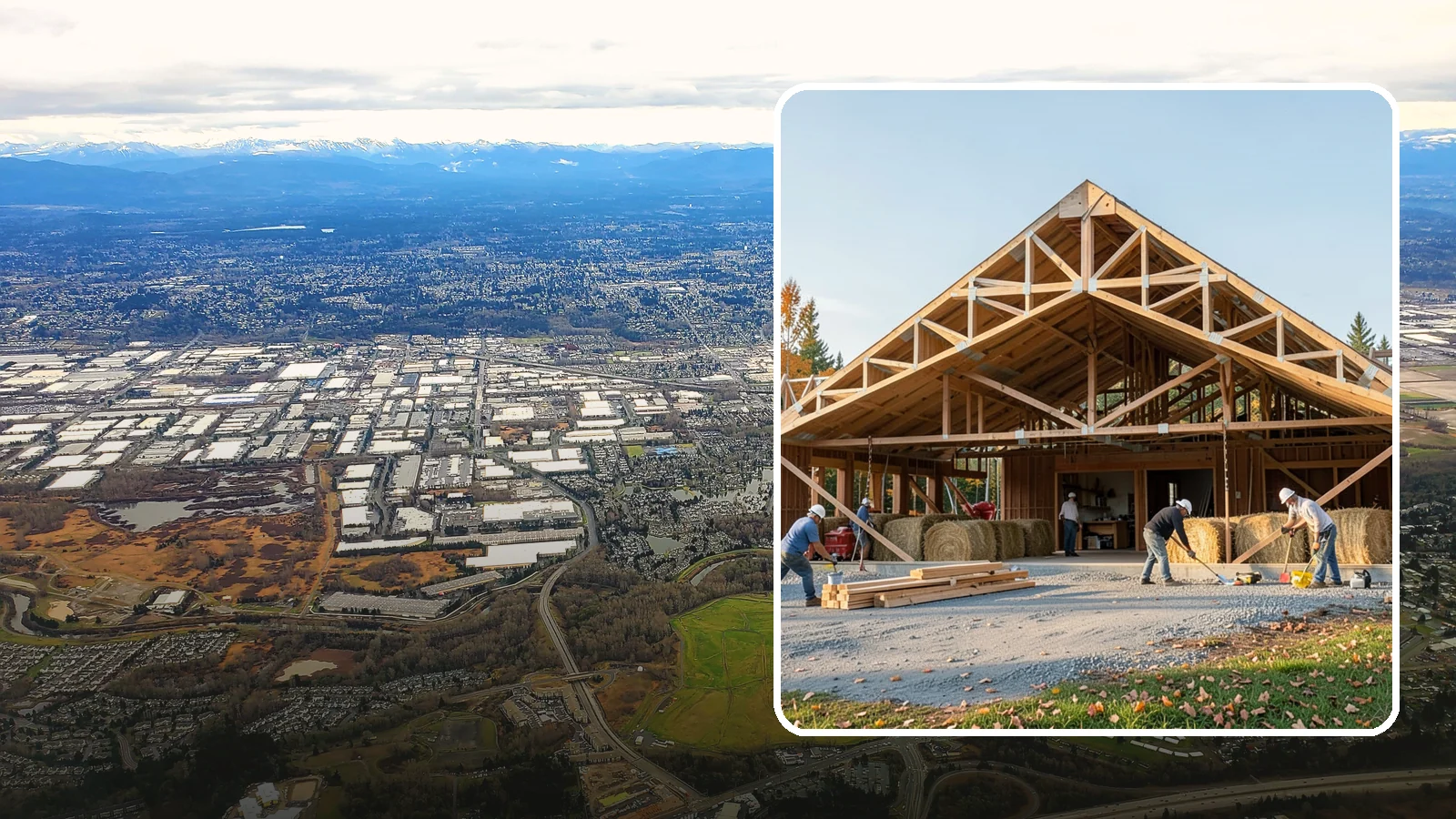 Barn Construction in Kent, King County, WA - Traditional and modern barns built for livestock, hay, equipment, or storage.