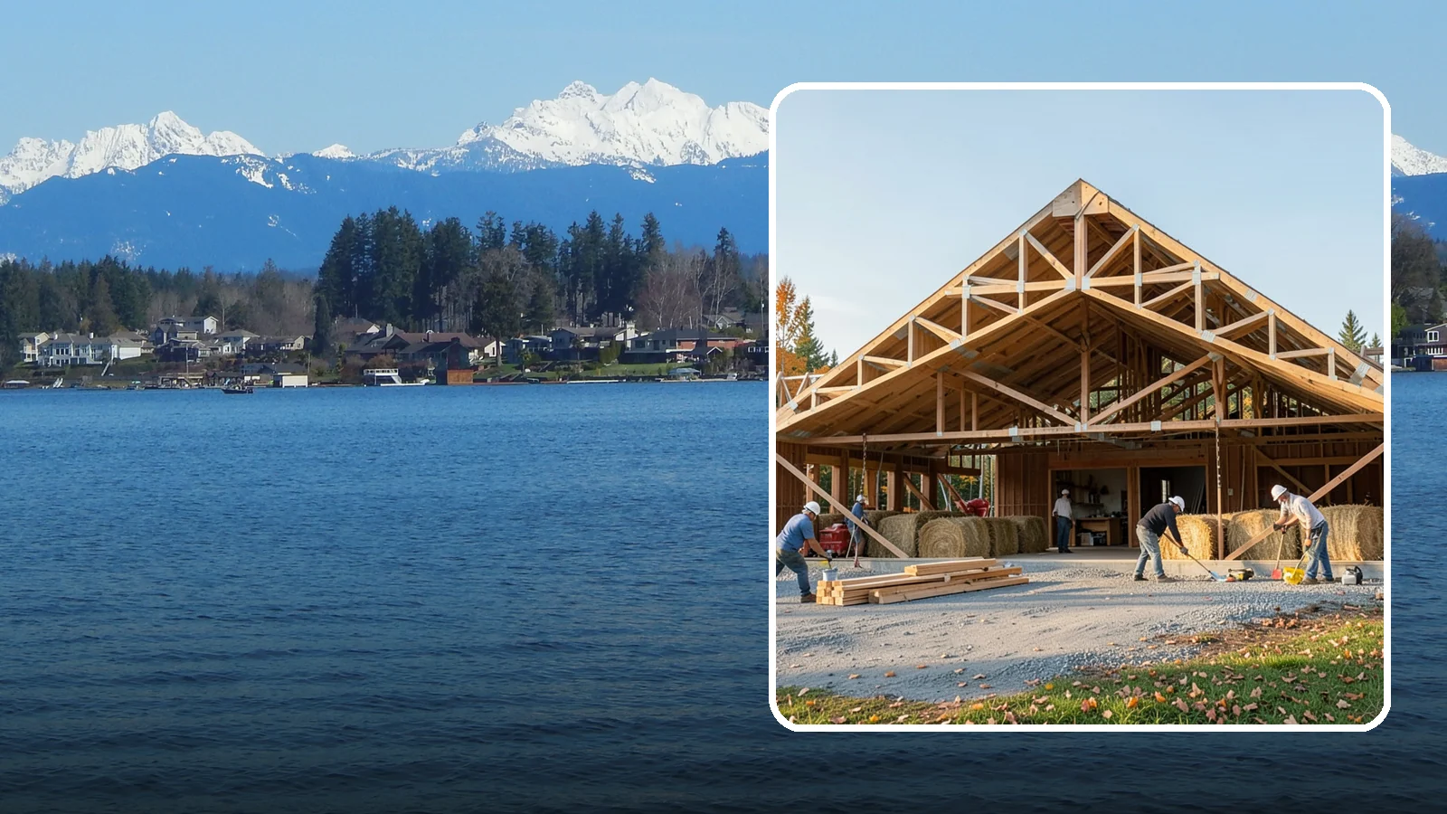 Barn Construction in Lake Stevens, Snohomish County, WA - Traditional and modern barns built for livestock, hay, equipment, or storage.