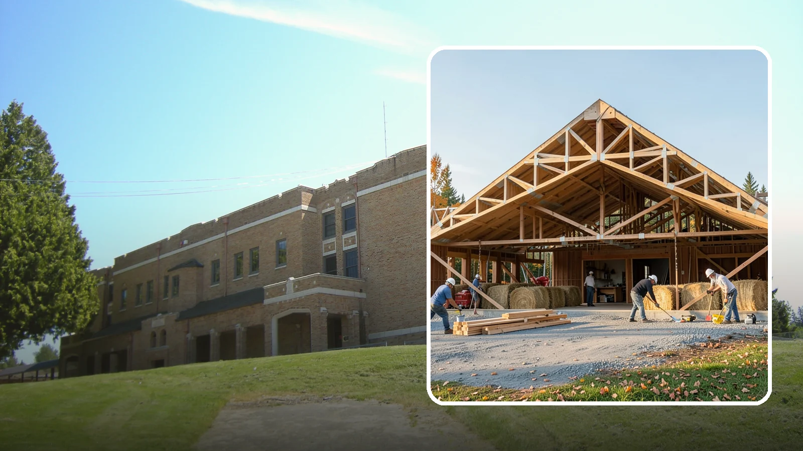 Barn Construction in Maple Valley, King County, WA - Traditional and modern barns built for livestock, hay, equipment, or storage.