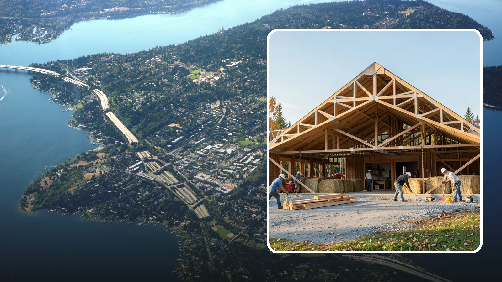 Barn Construction in Mercer Island, King County, WA - Traditional and modern barns built for livestock, hay, equipment, or storage.