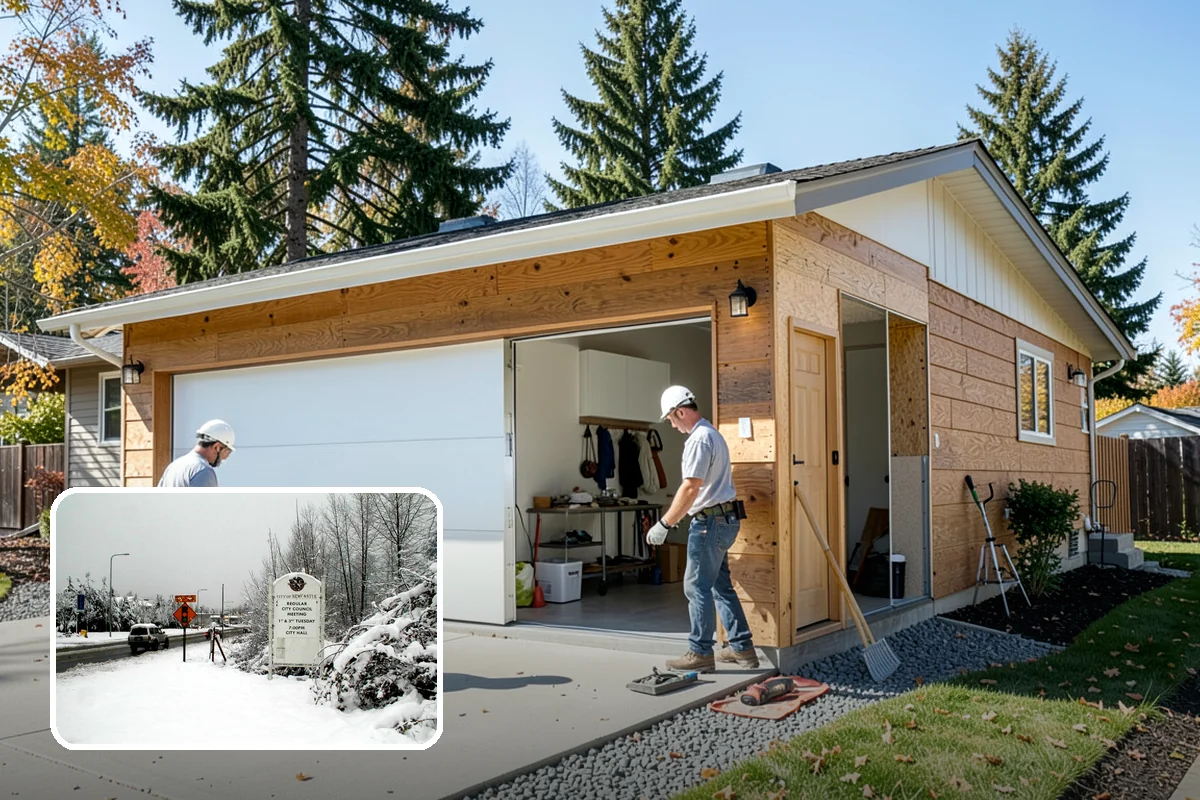 Barn Construction in Newcastle, King County, WA - Spacious clear spans for animals and equipment