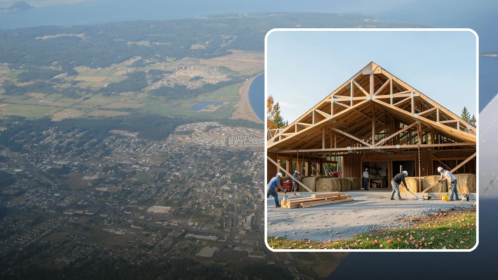 Barn Construction in Oak Harbor, Island County, WA - Traditional and modern barns built for livestock, hay, equipment, or storage.