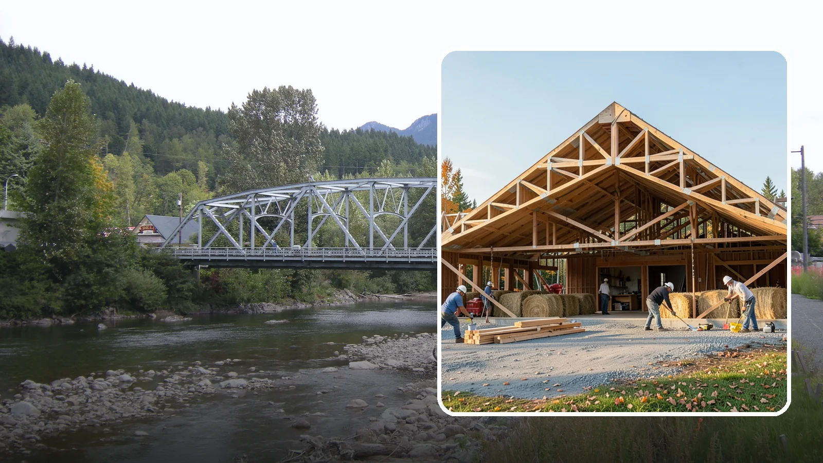 Barn Construction in Skykomish, King County, WA - Traditional and modern barns built for livestock, hay, equipment, or storage.