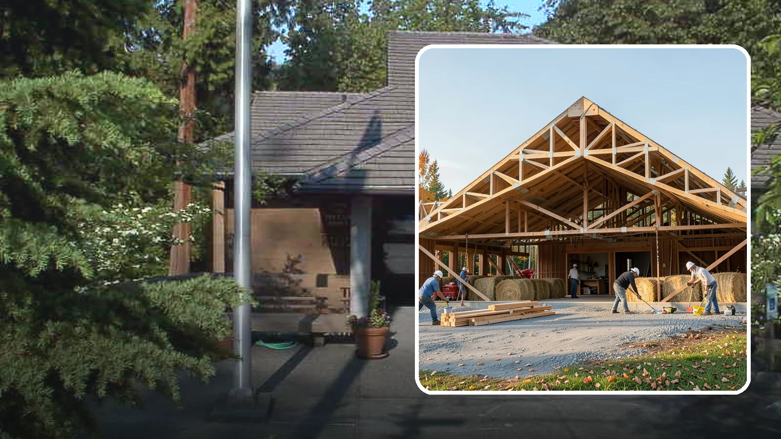 Barn Construction in Yarrow Point, King County, WA - Traditional and modern barns built for livestock, hay, equipment, or storage.