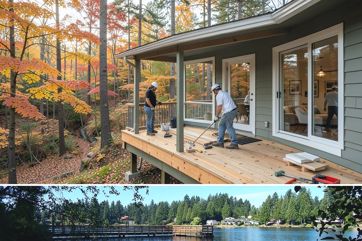 Barn Door Installation in Federal Way, King County, WA - Barn door installs are indoor projects suited to any time of year.