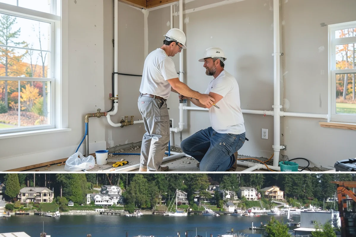 Barn Door Installation in Gig Harbor, Pierce County, WA - Barn door installs are indoor projects suited to any time of year.