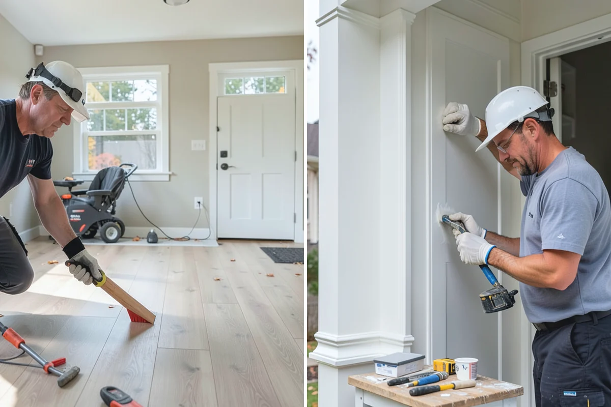 Barn Door Installation in Hamilton, Skagit County, WA - Locate studs and add blocking or a backer board for solid anchoring