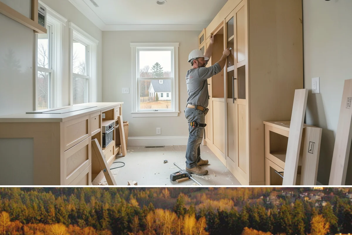 Barn Door Installation in Kenmore, King County, WA - Barn door installs are indoor projects suited to any time of year.