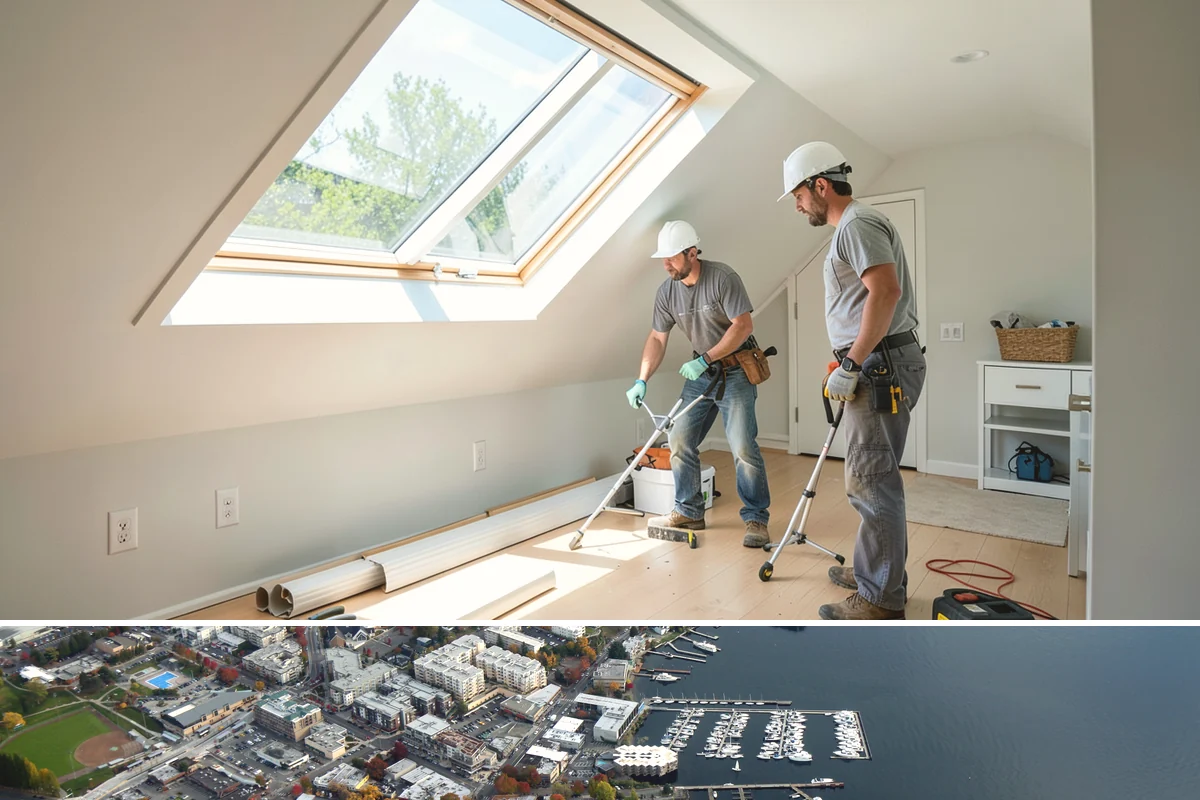 Barn Door Installation in Kirkland, King County, WA - Barn door installs are indoor projects suited to any time of year.