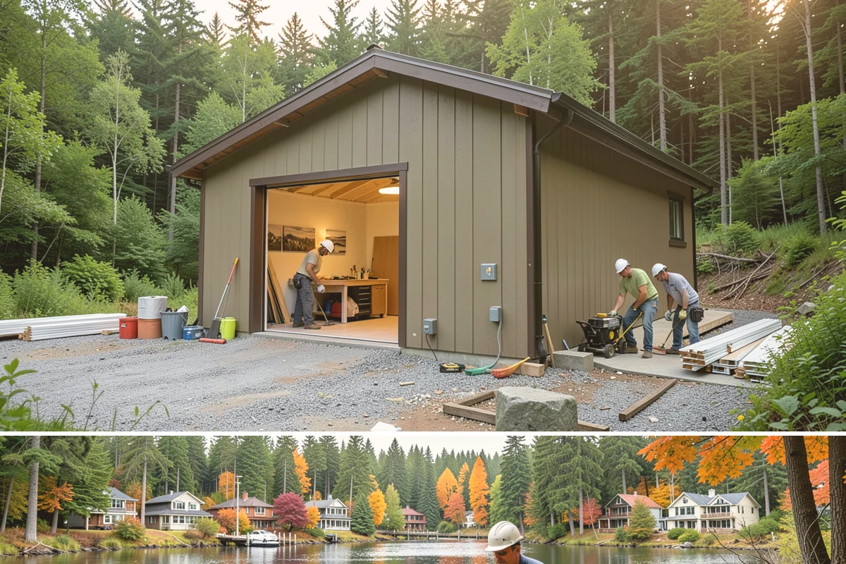 Barn Door Installation in La Conner, Skagit County, WA - Barn door installs are indoor projects suited to any time of year.