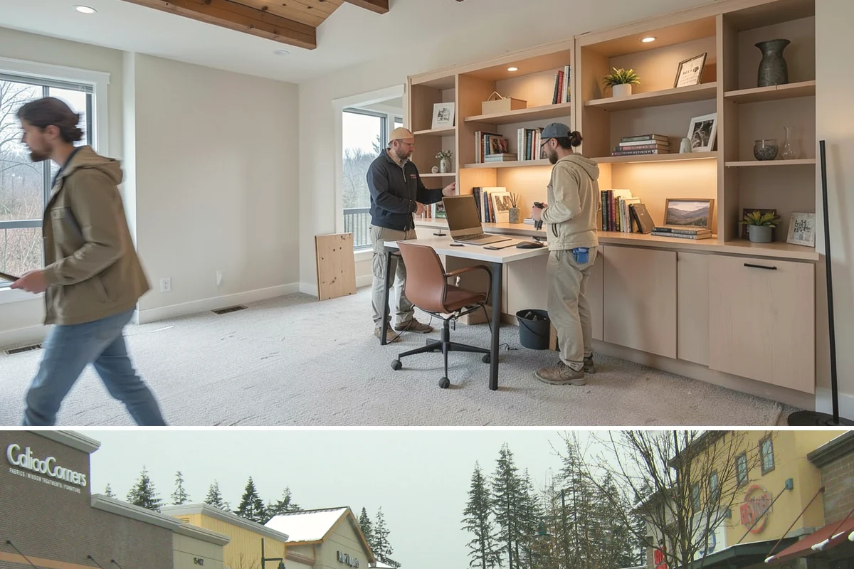 Barn Door Installation in Mill Creek, Snohomish County, WA - Barn door installs are indoor projects suited to any time of year.