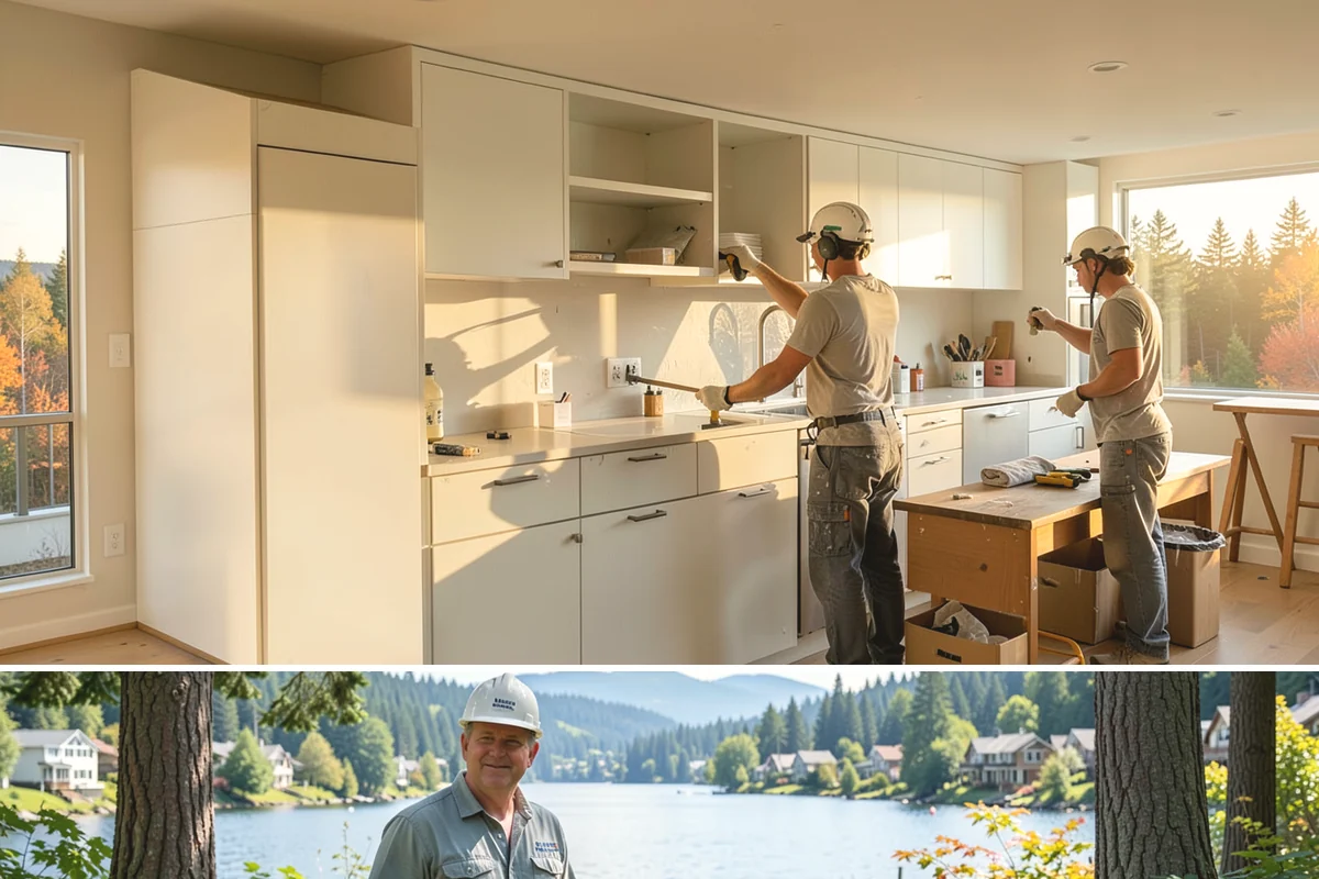 Barn Door Installation in Milton, King County, WA - Barn door installs are indoor projects suited to any time of year.
