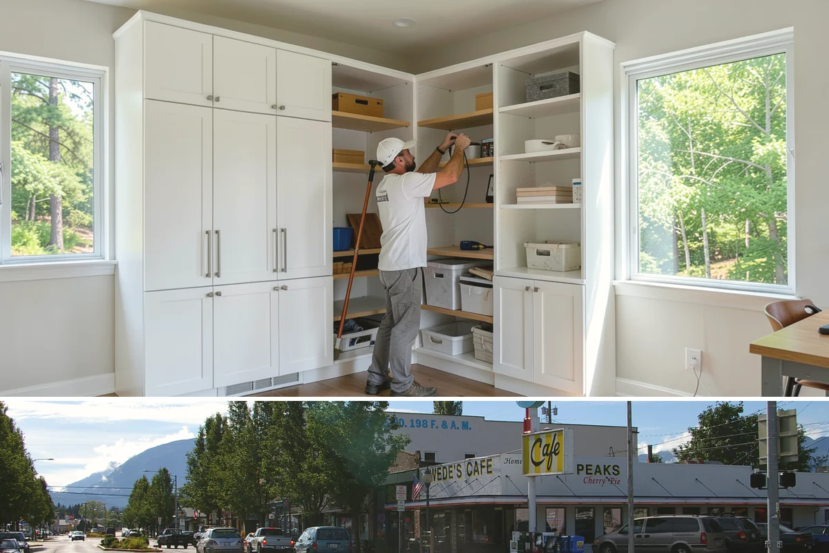 Barn Door Installation in North Bend, King County, WA - Barn door installs are indoor projects suited to any time of year.