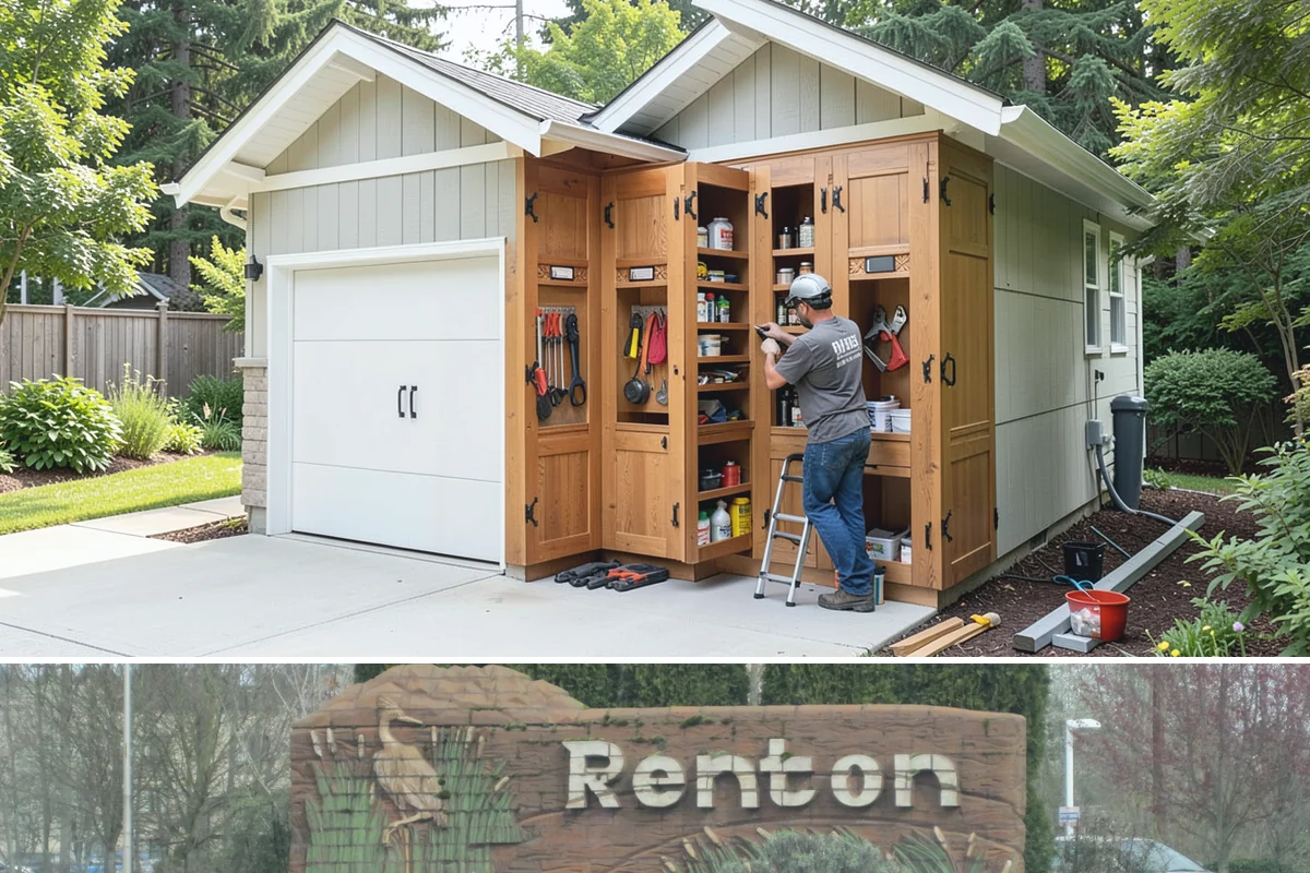 Barn Door Installation in Renton, King County, WA - Barn door installs are indoor projects suited to any time of year.