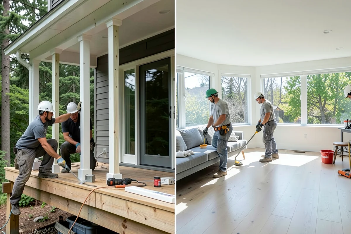 Barn Door Installation in SeaTac, King County, WA - Locate studs and add blocking or a backer board for solid anchoring