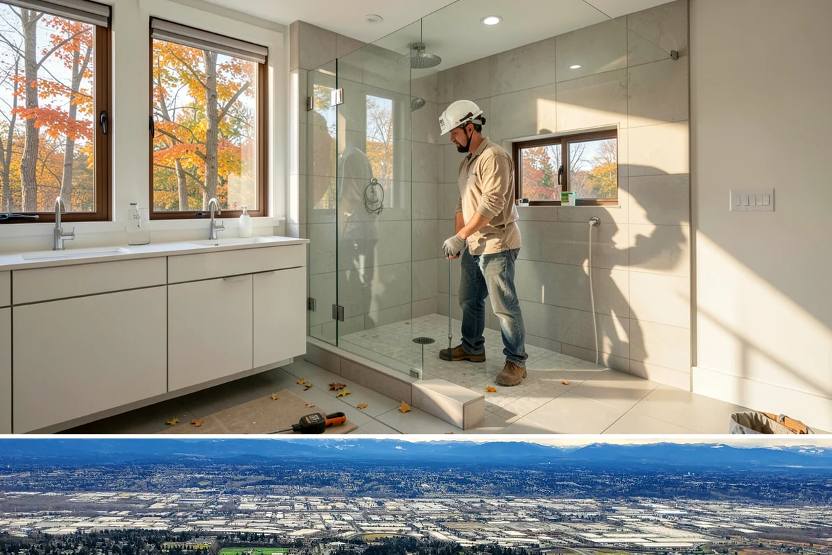 Barn Door Installation in SeaTac, King County, WA - Barn door installs are indoor projects suited to any time of year.