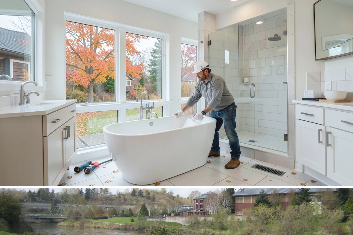 Barn Door Installation in Tukwila, King County, WA - Barn door installs are indoor projects suited to any time of year.