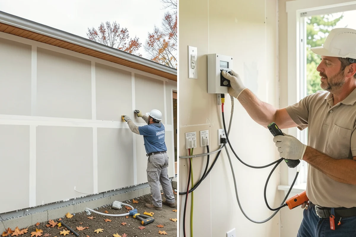 Barn Door Installation in University Place, Pierce County, WA - Locate studs and add blocking or a backer board for solid anchoring