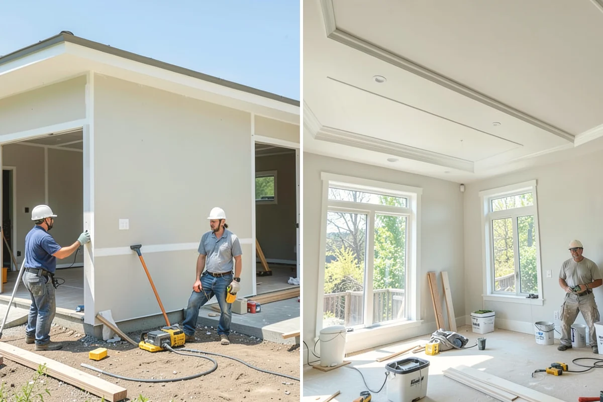 Barn Door Installation in Yarrow Point, King County, WA - Locate studs and add blocking or a backer board for solid anchoring