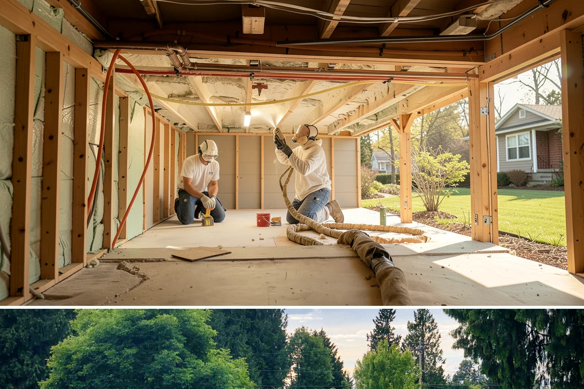 Barndominium Construction in Bonney Lake, Pierce County, WA - Erecting the shell during a dry summer stretch lets us close it in fast and finish the interior through the wet season.