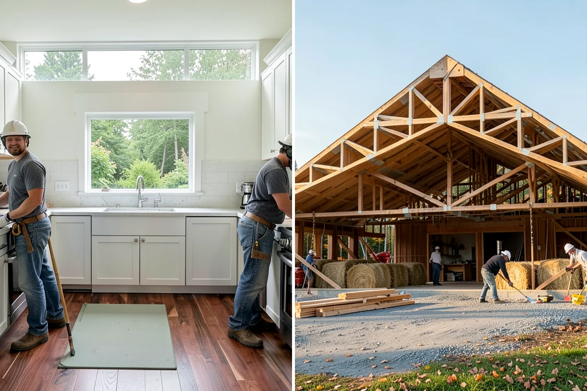 Barndominium Construction in DuPont, Pierce County, WA - Design the shell layout and interior floor plan