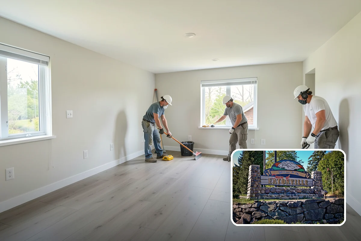 Barndominium Construction in Eatonville, Pierce County, WA - Wide clear spans for flexible living and work areas