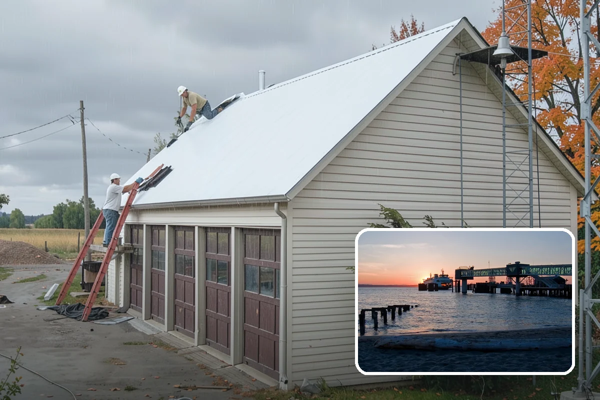 Barndominium Construction in Edmonds, Snohomish County, WA - Wide clear spans for flexible living and work areas