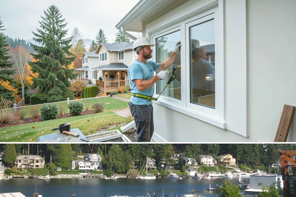 Barndominium Construction in Gig Harbor, Pierce County, WA - Erecting the shell during a dry summer stretch lets us close it in fast and finish the interior through the wet season.