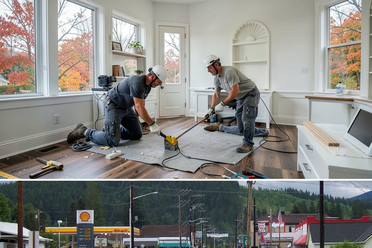 Barndominium Construction in Granite Falls, Snohomish County, WA - Erecting the shell during a dry summer stretch lets us close it in fast and finish the interior through the wet season.