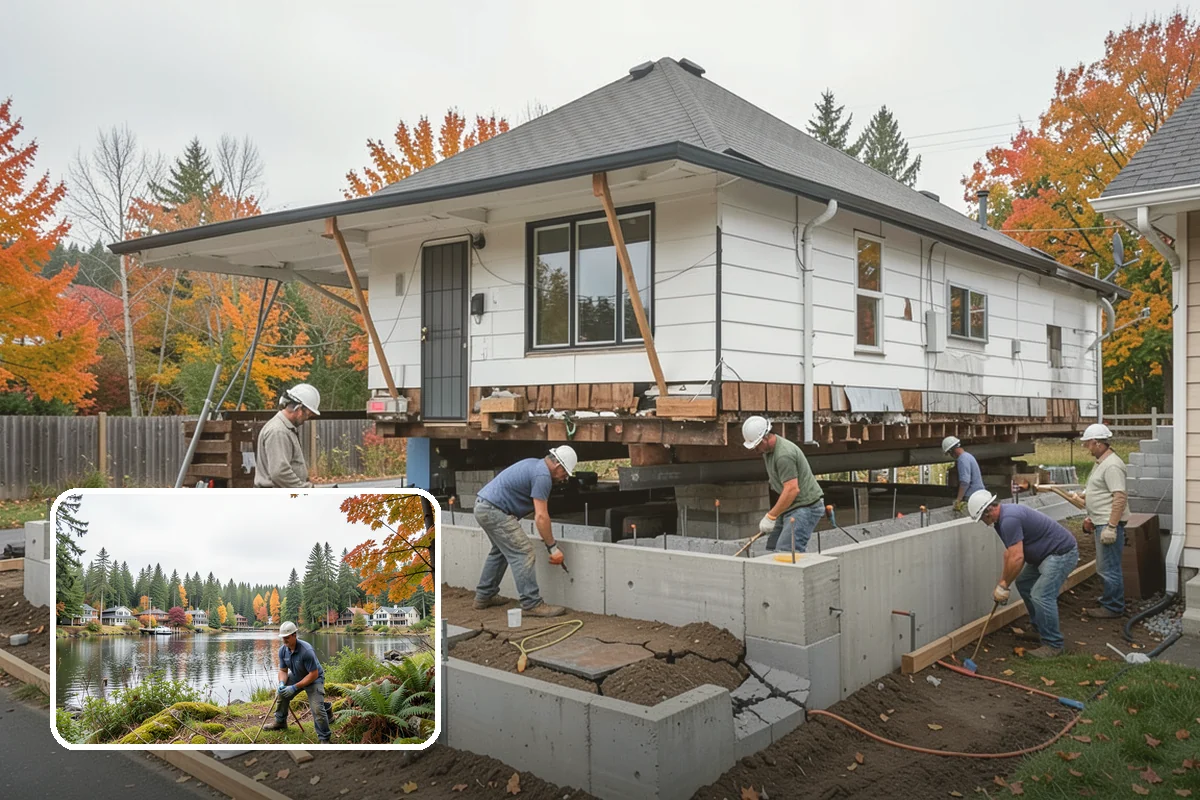 Barndominium Construction in La Conner, Skagit County, WA - Wide clear spans for flexible living and work areas