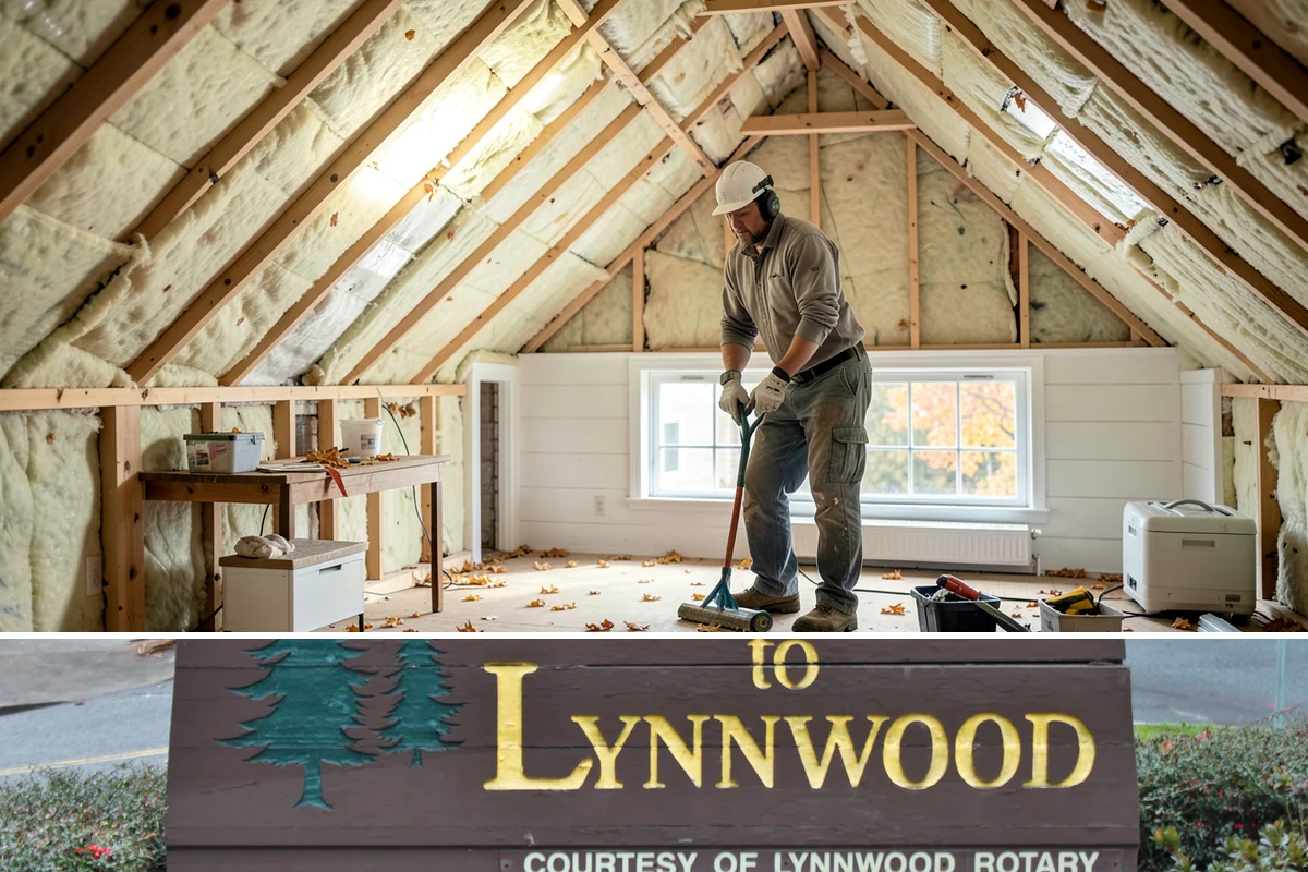 Barndominium Construction in Lynnwood, Snohomish County, WA - Erecting the shell during a dry summer stretch lets us close it in fast and finish the interior through the wet season.