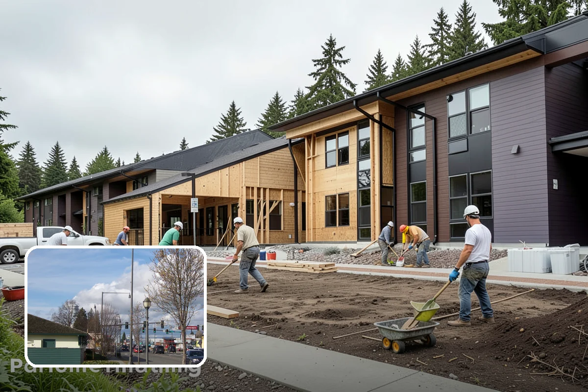 Barndominium Construction in Marysville, Snohomish County, WA - Wide clear spans for flexible living and work areas