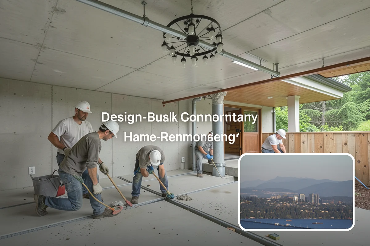 Barndominium Construction in Medina, King County, WA - Wide clear spans for flexible living and work areas