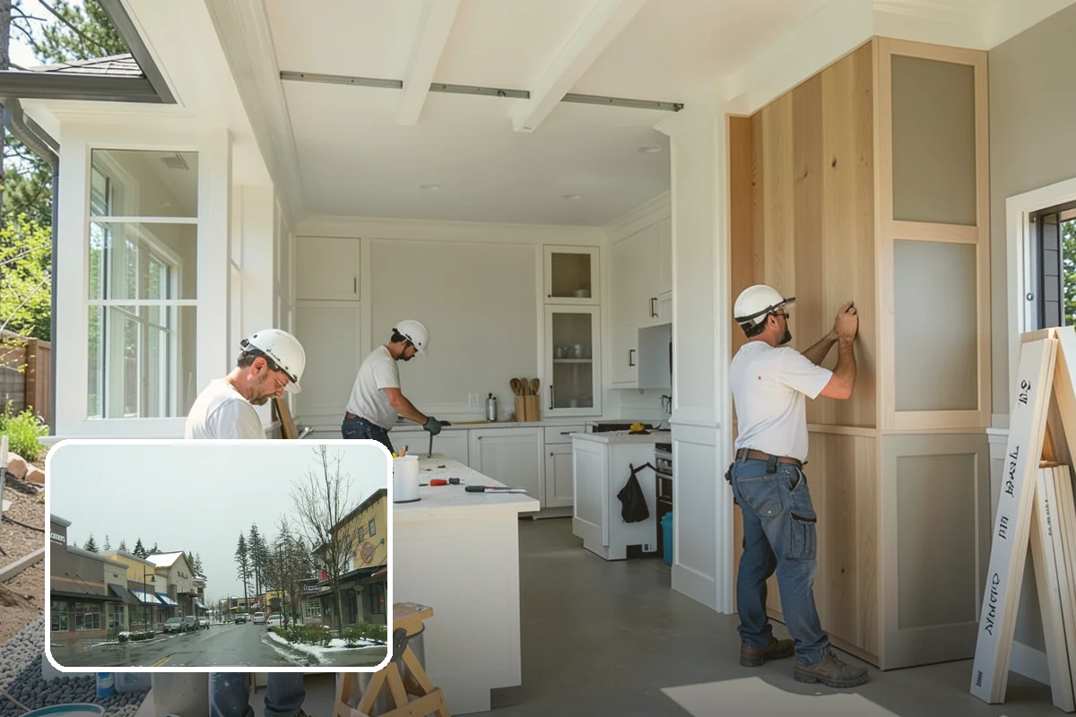 Barndominium Construction in Mill Creek, Snohomish County, WA - Wide clear spans for flexible living and work areas