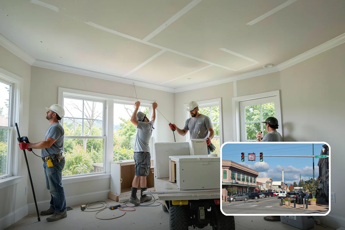 Barndominium Construction in Monroe, Snohomish County, WA - Wide clear spans for flexible living and work areas