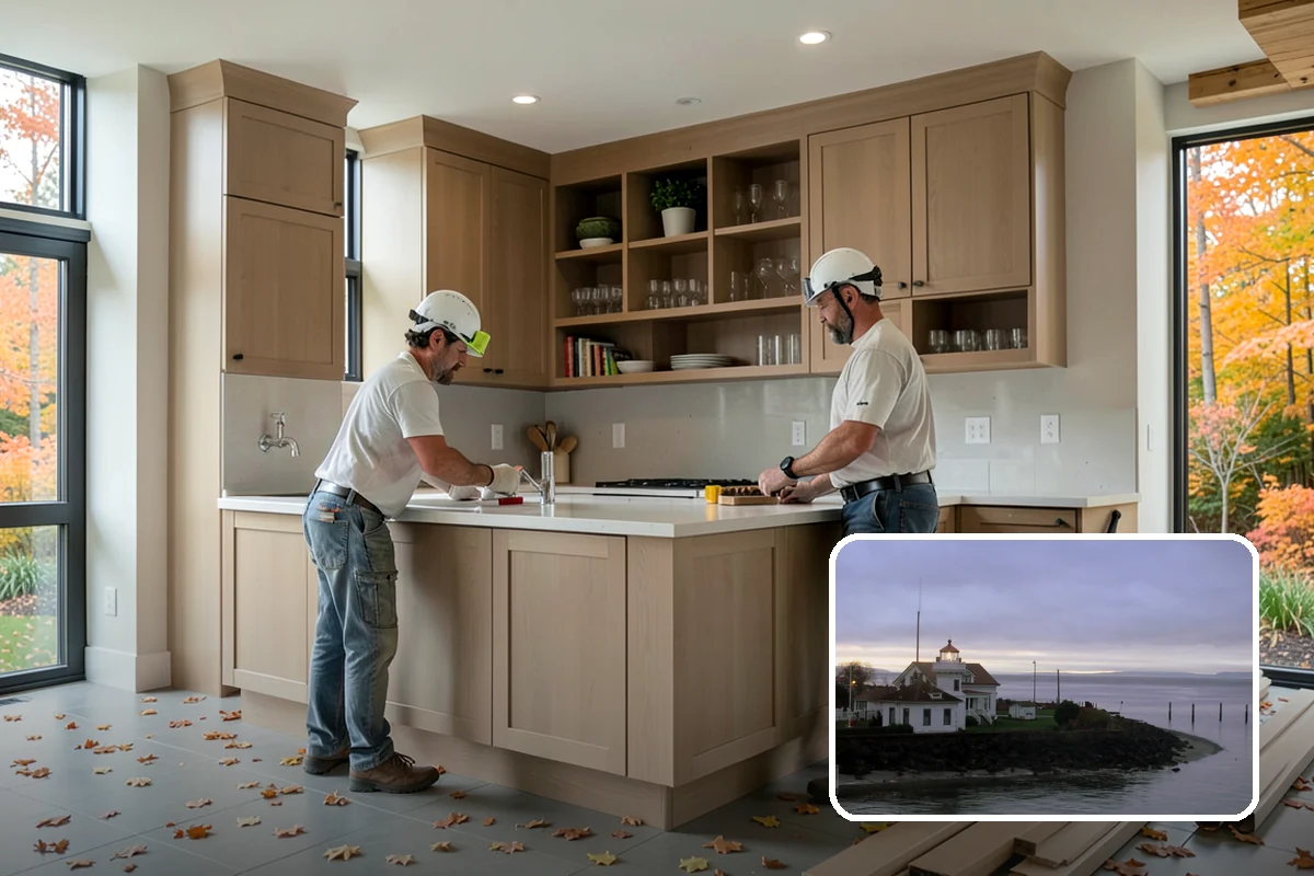 Barndominium Construction in Mukilteo, Snohomish County, WA - Wide clear spans for flexible living and work areas