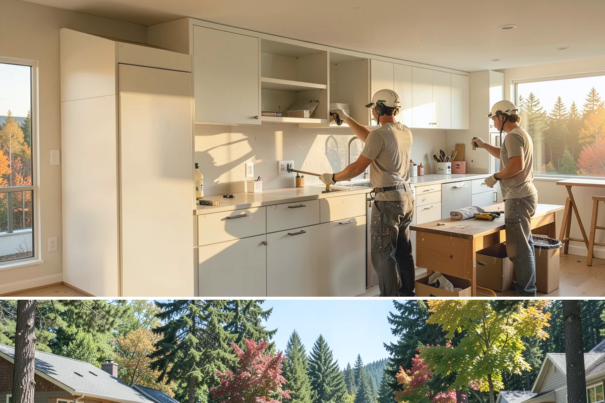 Barndominium Construction in Orting, Pierce County, WA - Erecting the shell during a dry summer stretch lets us close it in fast and finish the interior through the wet season.